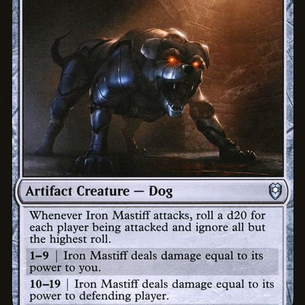 Iron Mastiff [Commander Legends: Battle for Baldur's Gate]