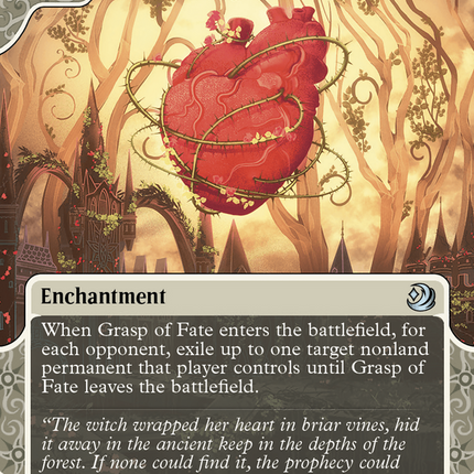 Grasp of Fate (Showcase) (Borderless) [Wilds of Eldraine: Enchanting Tales]
