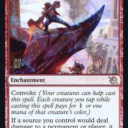 City on Fire [March of the Machine Promos] Prerelease Foil