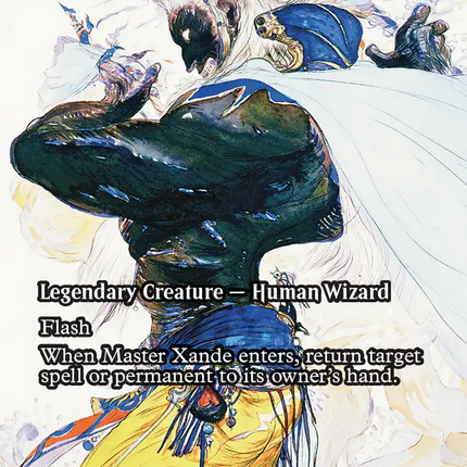 Master Xande - Venser, Shaper Savant (Showcase) [FINAL FANTASY: Through the Ages] Foil