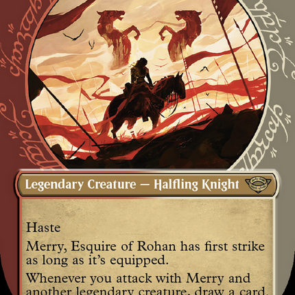 Merry, Esquire of Rohan (Showcase) (Borderless) [The Lord of the Rings: Tales of Middle-earth]