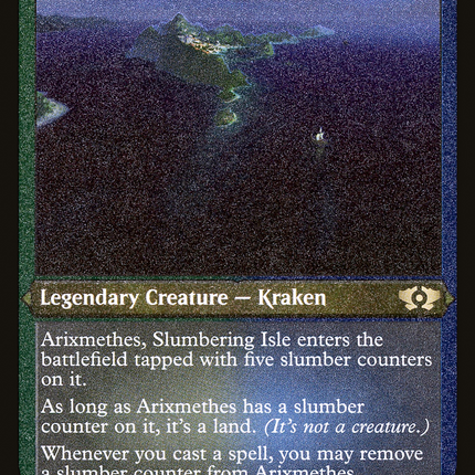 Arixmethes, Slumbering Isle [Multiverse Legends] Etched Foil