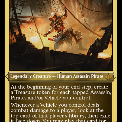Edward Kenway [Assassin's Creed] Etched Foil