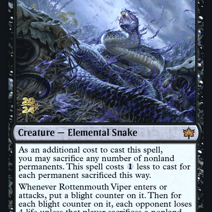 Rottenmouth Viper [Bloomburrow Promos] Prerelease Foil