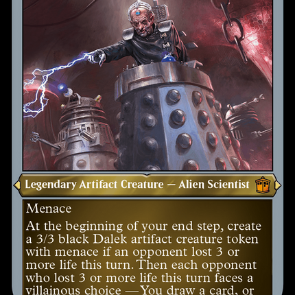 Davros, Dalek Creator [Doctor Who] Etched Foil
