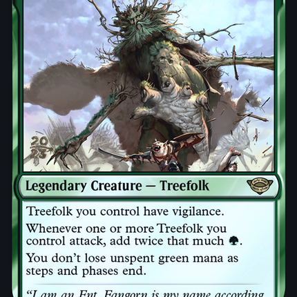 Fangorn, Tree Shepherd [Tales of Middle-earth Promos] Prerelease Foil
