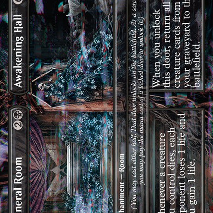 Funeral Room // Awakening Hall (Borderless) [Duskmourn: House of Horror]