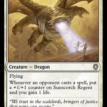 Sunscorch Regent [Bloomburrow Commander]