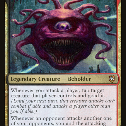 Karazikar, the Eye Tyrant [Forgotten Realms Commander] Foil