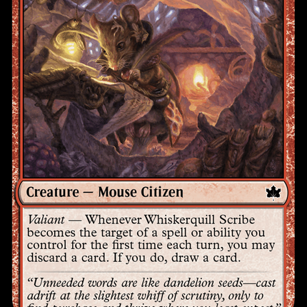Whiskerquill Scribe [Bloomburrow] Foil
