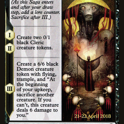 Rite of Belzenlok [Dominaria Promos] Prerelease Foil