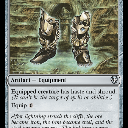 Lightning Greaves [Outlaws of Thunder Junction Commander]