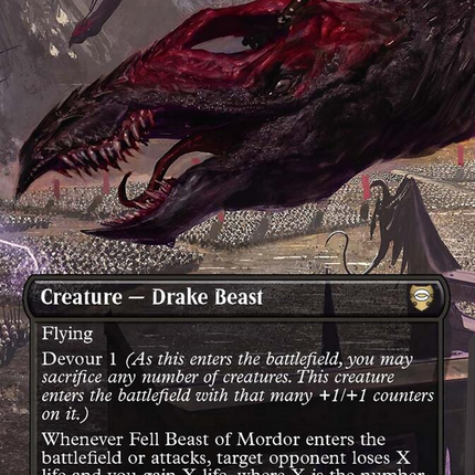 Fell Beast of Mordor (Borderless) [Tales of Middle-earth Commander]