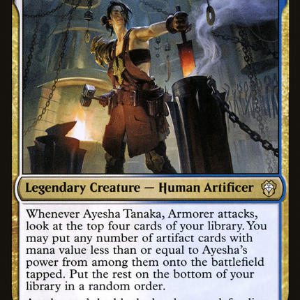 Ayesha Tanaka, Armorer [Dominaria United Commander]