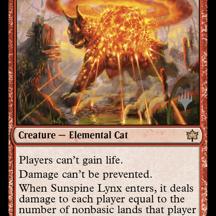 Sunspine Lynx [Bloomburrow Promos] Foil