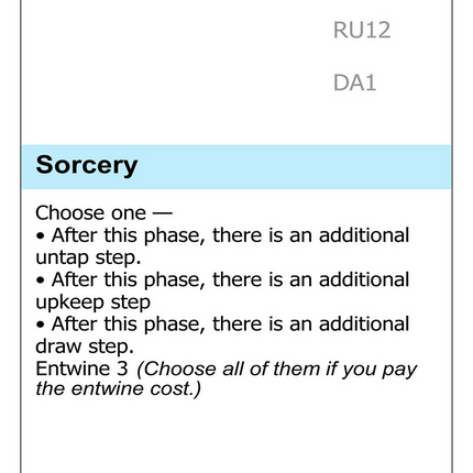 Untap, Upkeep, Draw [Unknown Event]