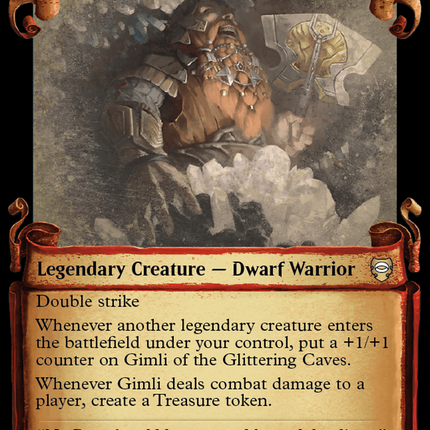 Gimli of the Glittering Caves (Showcase) [Tales of Middle-earth Commander]