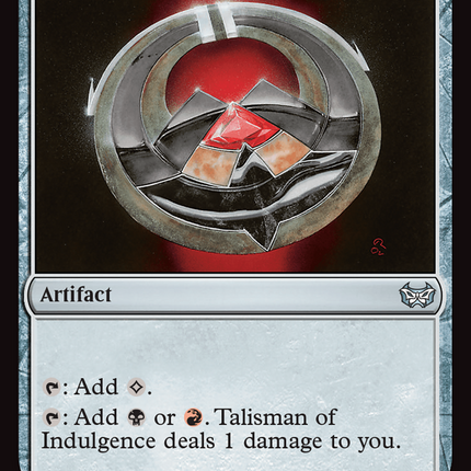 Talisman of Indulgence [Duskmourn: House of Horror Commander]