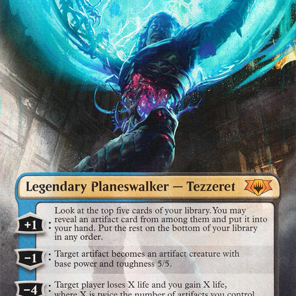 Tezzeret, Agent of Bolas (Borderless) [Mythic Edition] Foil