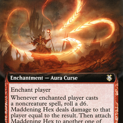 Maddening Hex (Extended Art) [Forgotten Realms Commander]