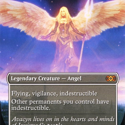 Avacyn, Angel of Hope (Borderless) [Double Masters]