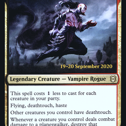 Zagras, Thief of Heartbeats [Zendikar Rising Promos] Prerelease Foil