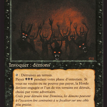 Demonic Hordes - Hordes démoniaques  [Foreign Black Border]