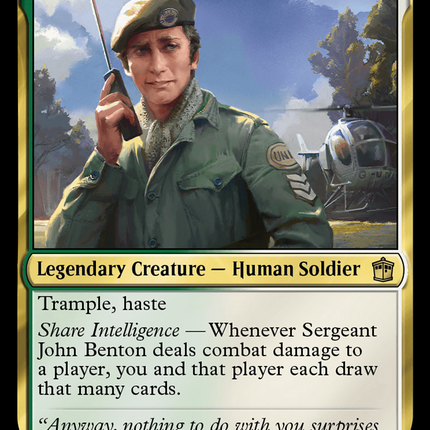 Sergeant John Benton [Doctor Who] Surge Foil