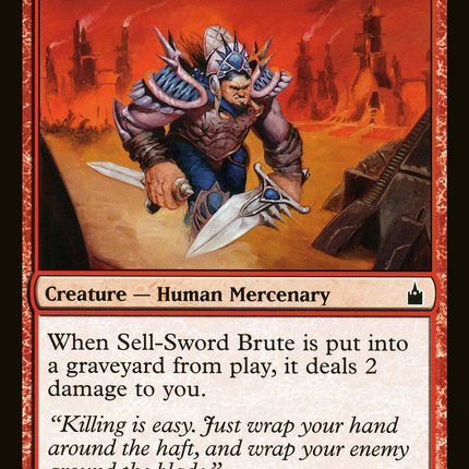 Sell-Sword Brute [Ravnica: City of Guilds]