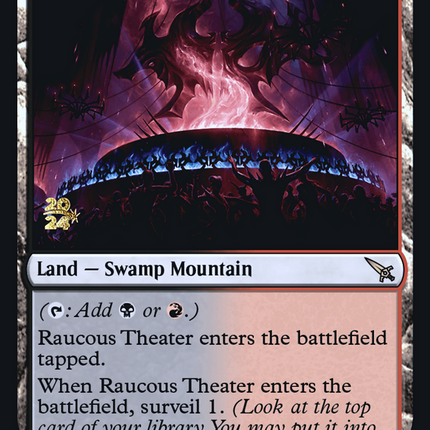 Raucous Theater [Murders at Karlov Manor Promos] Prerelease Foil