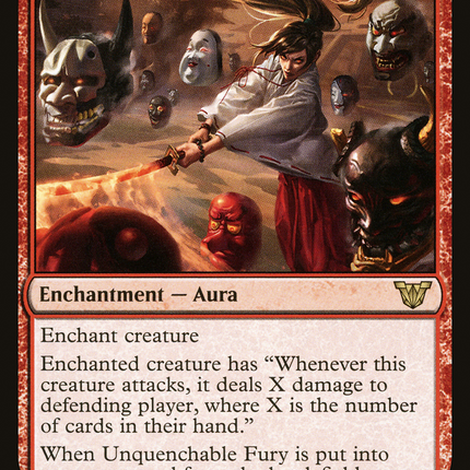 Unquenchable Fury [Neon Dynasty Commander]