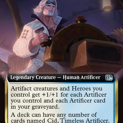 Cid, Timeless Artificer (Extended Art) [FINAL FANTASY] Foil