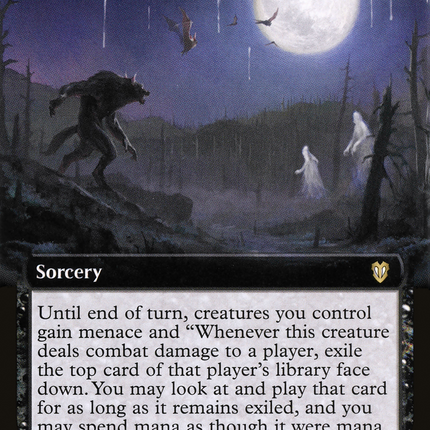 Predators' Hour (Extended Art) [Crimson Vow Commander]