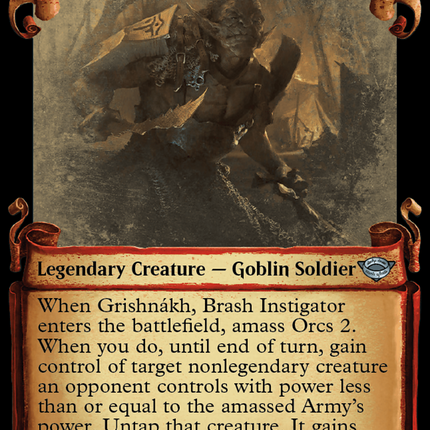 Grishnákh, Brash Instigator (Showcase) [The Lord of the Rings: Tales of Middle-earth]