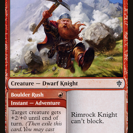 Rimrock Knight // Boulder Rush [The List]