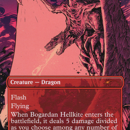 Bogardan Hellkite (Borderless) [Secret Lair 30th Anniversary Countdown Kit]