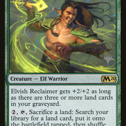 Elvish Reclaimer [Core Set 2020 Promos]