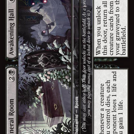 Funeral Room // Awakening Hall [Duskmourn: House of Horror Promos] Foil