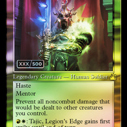 Tajic, Legion's Edge (Retro) [Ravnica Remastered] Serialized Foil