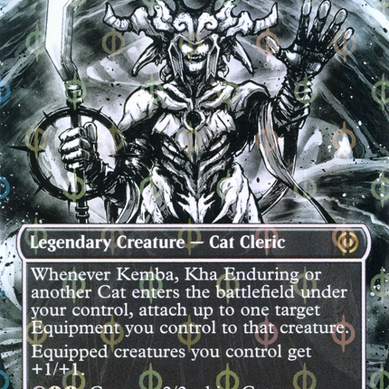 Kemba, Kha Enduring (Showcase) (Borderless) [Phyrexia: All Will Be One] Step-and-Compleat Foil