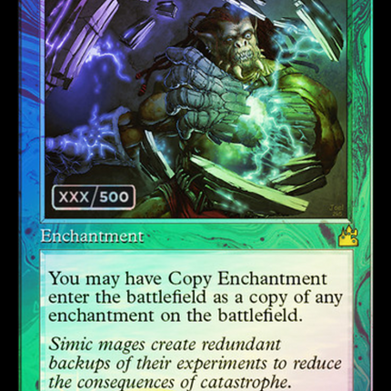 Copy Enchantment (Retro) [Ravnica Remastered] Serialized Foil