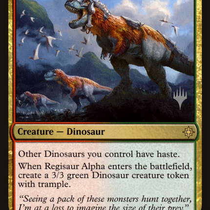 Regisaur Alpha [Ixalan Promos]