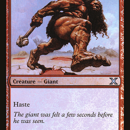 Thundering Giant [Tenth Edition] Foil