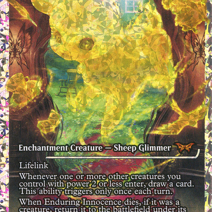 Enduring Innocence (Showcase) [Duskmourn: House of Horror] Fractured Foil