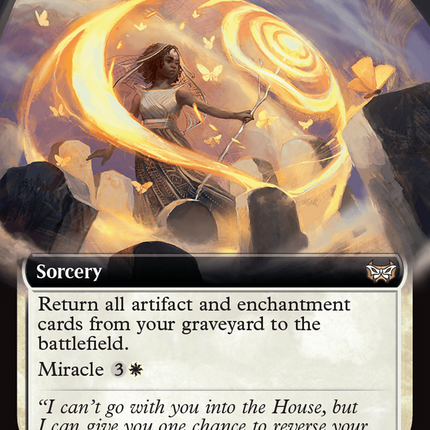 Redress Fate (Extended Art, miracle) [Duskmourn: House of Horror Commander]