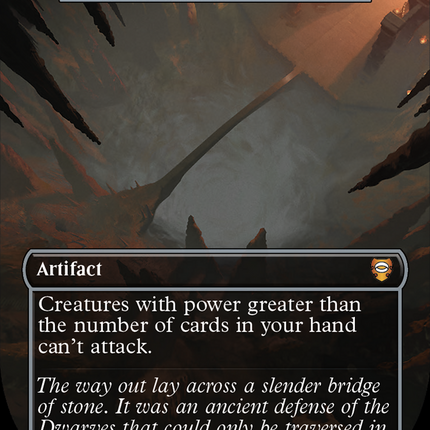 Ensnaring Bridge (Borderless) [Tales of Middle-earth Commander] Surge Foil