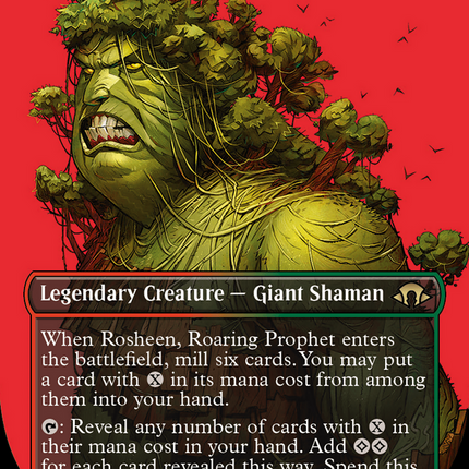 Rosheen, Roaring Prophet (Borderless) [Modern Horizons 3] Foil