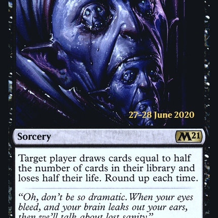 Peer into the Abyss [Core Set 2021 Promos] Prerelease Foil