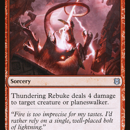 Thundering Rebuke [Zendikar Rising]