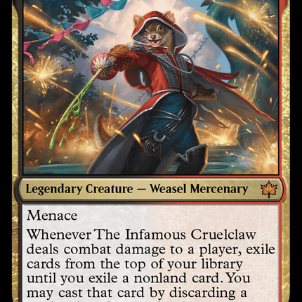 The Infamous Cruelclaw [Bloomburrow] Foil